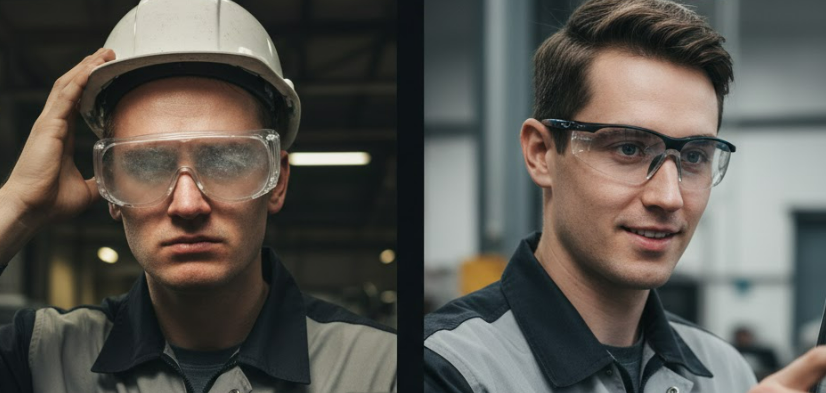 Are you still struggling with your employees' reluctance to wear protective goggles?
