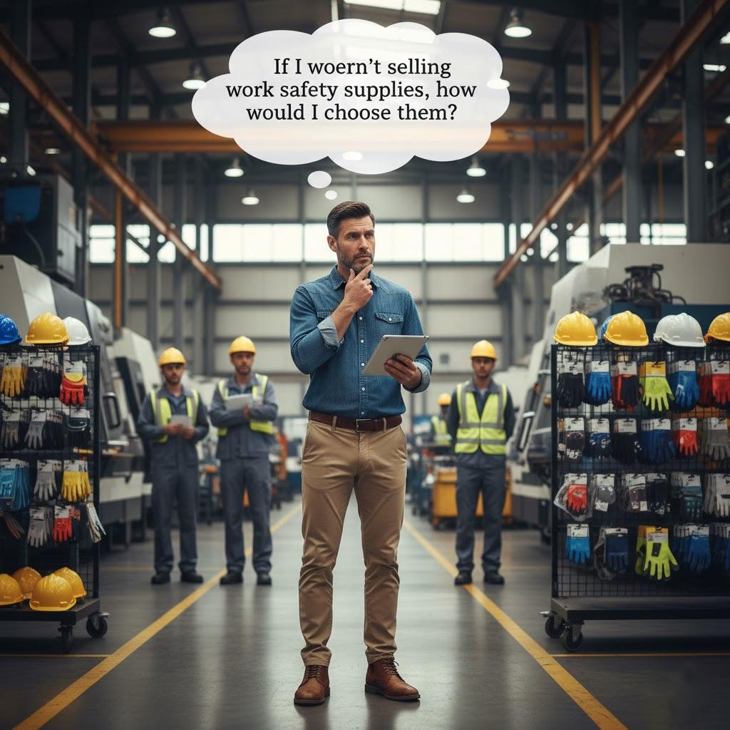 If I weren’t selling work safety supplies, how would I choose them?