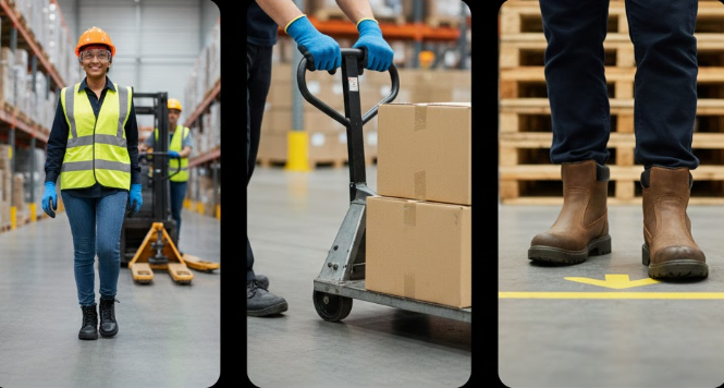 What kinds of personal protective equipment are used in the logistics industry?