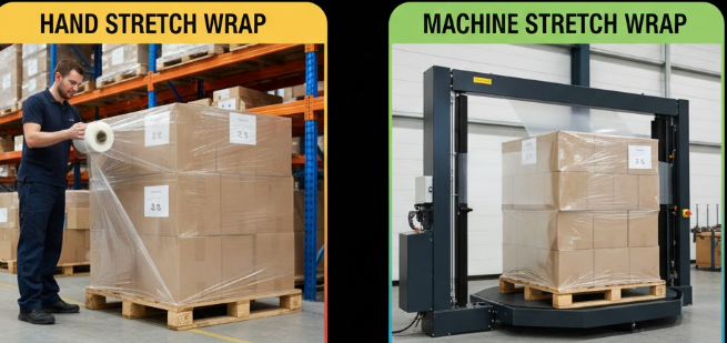 Is Hand Stretch Wrap Better Than Machine Stretch Wrap?